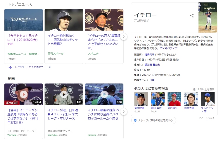 元イチロー 引退