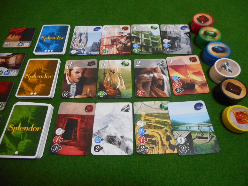Splendor 宝石の煌き ボードゲーム 遊びの教室とまとくんブログ Splendor 宝石の煌き ボードゲーム 遊びの教室とまとくんブログ