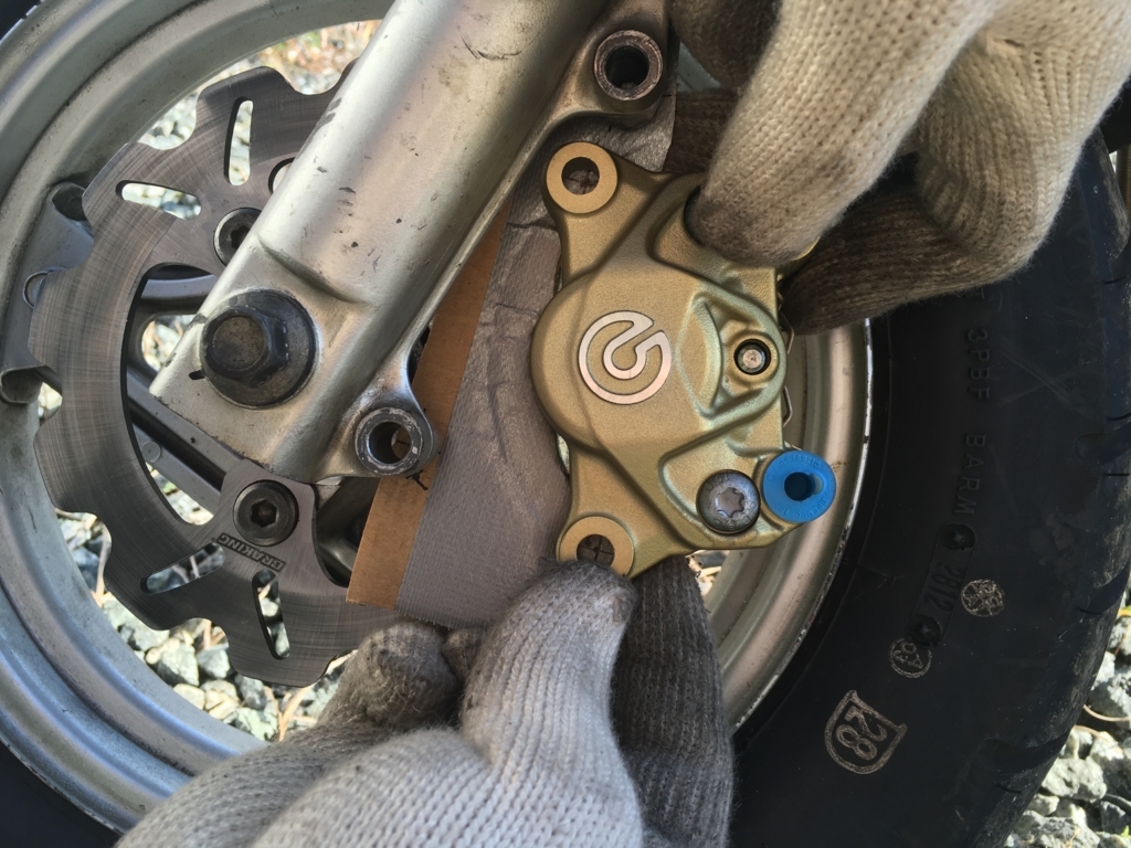 モンキーR ブレーキ強化 その② - バイクのある景色