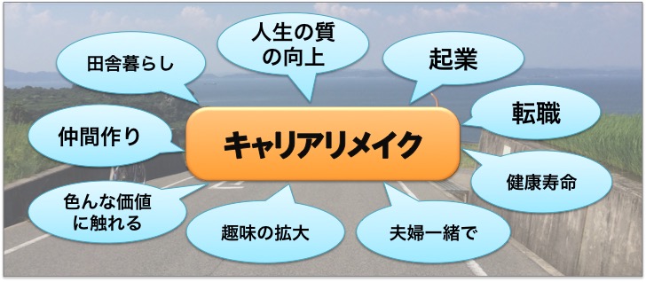 キャリアリメイクのイメージ図