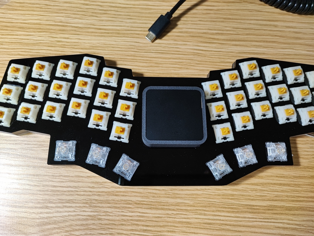 キースイッチの取り付け