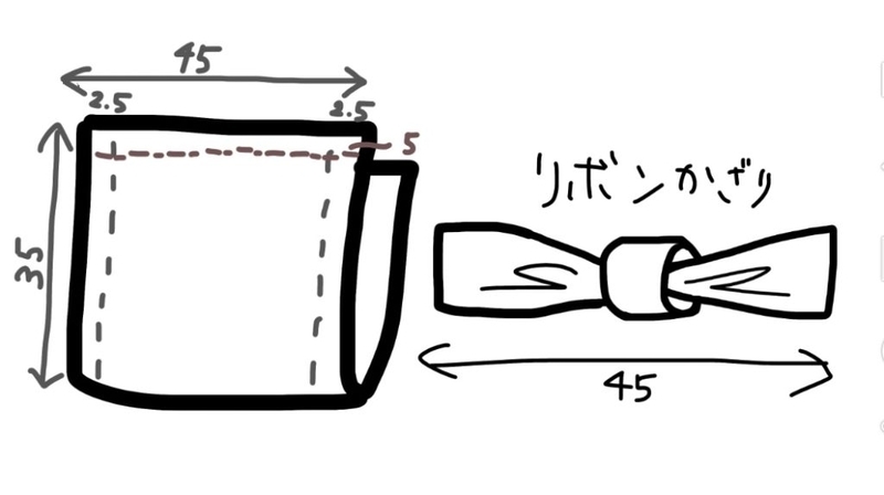 手さげ用寸法図