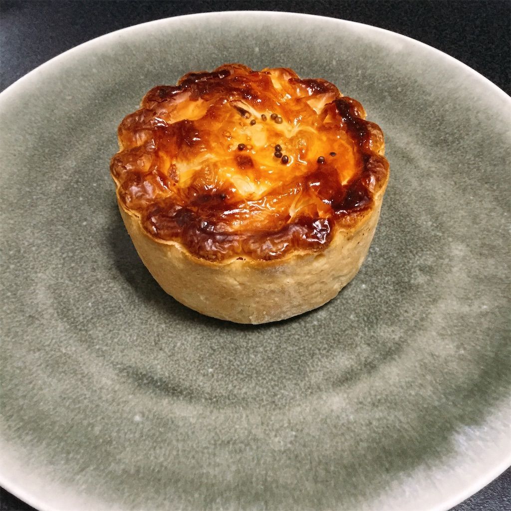 ミートパイ が 焼け た わ