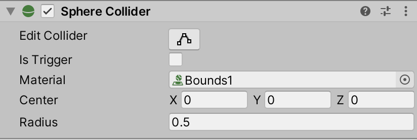 Unity Physic Material 跳ね返り Bounce の設定