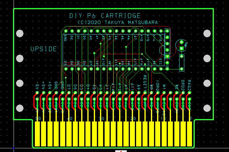 PC-6001用カートリッジ基板の自作（設計編） - takuya matsubara blog