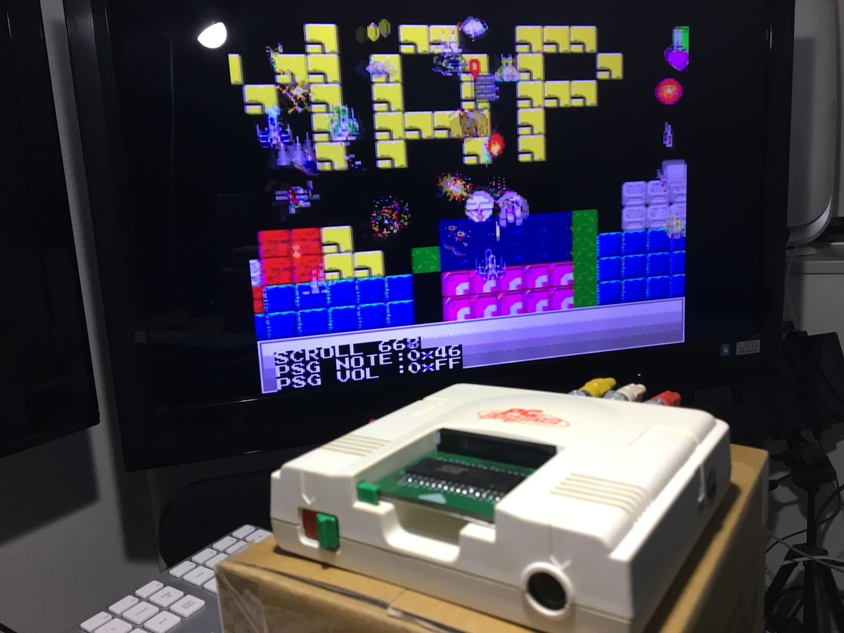 PCエンジンのプログラミング(その7)実機で動かす - takuya matsubara blog