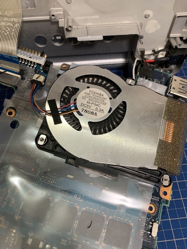 冷却ファンご対面