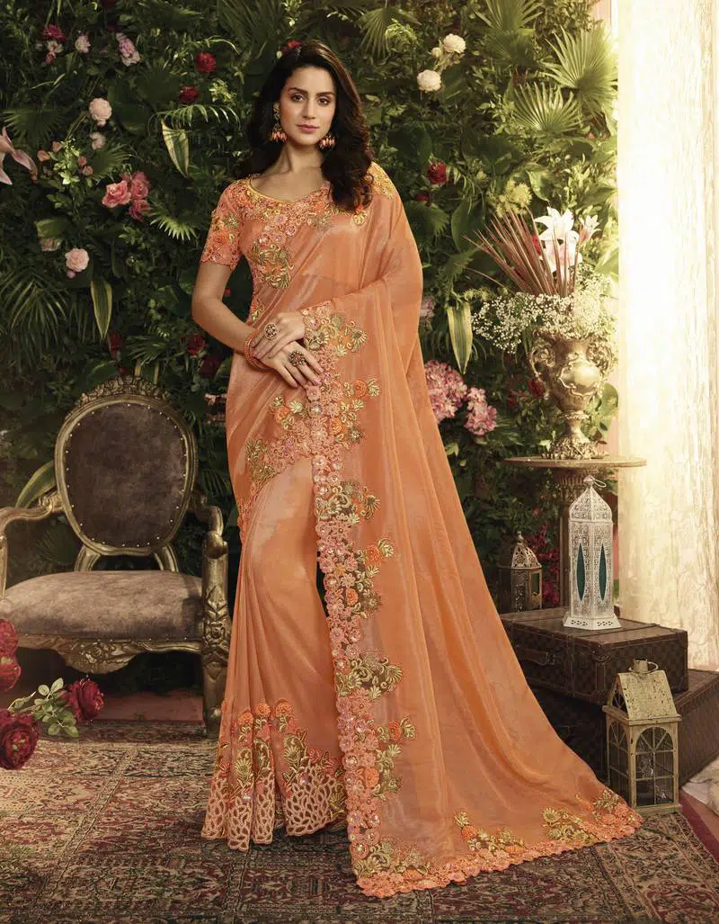 Designer Embroidery Sarees