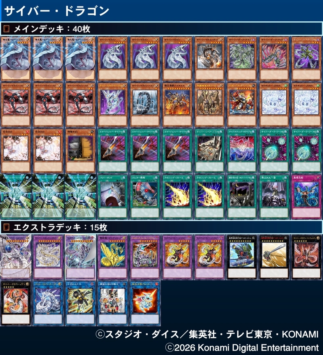 遊戯王】新規サイバー・ドラゴン、本当にその枚数で大丈夫？ - 消ニズ