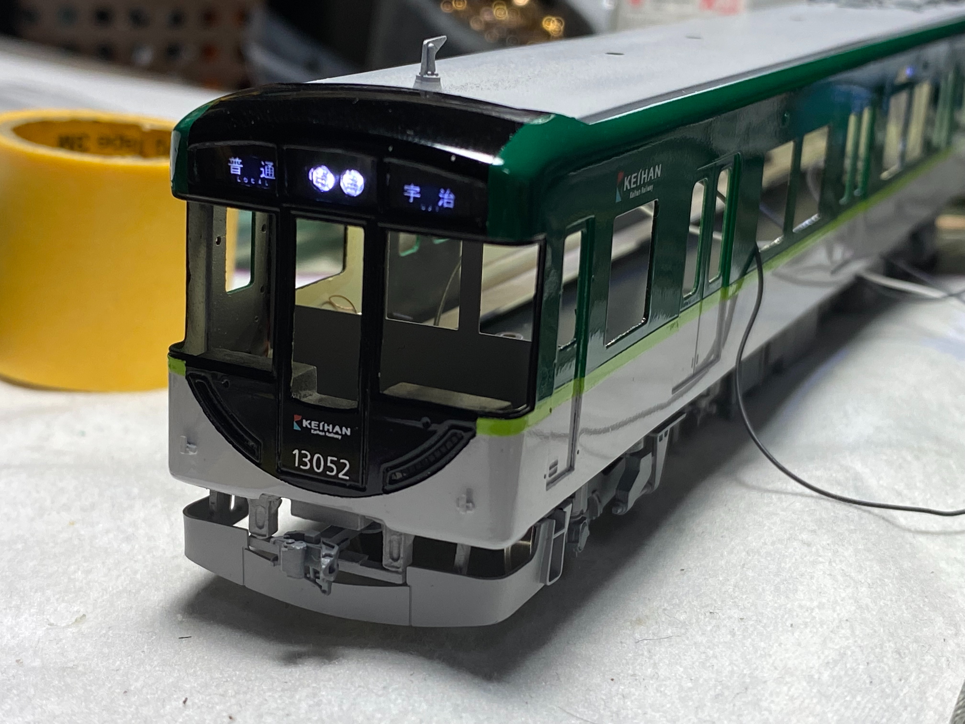 16番 エムエムモデル 京阪13000系を作る⑫ - 逢田のブログ