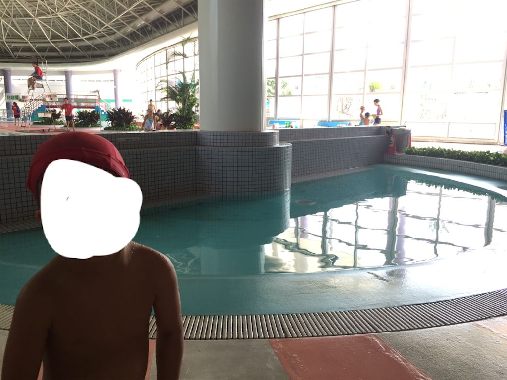萩中公園プール 年中泳げる 流れるプール 温泉のいいにおい 主婦の子鉄育児もろもろ日記