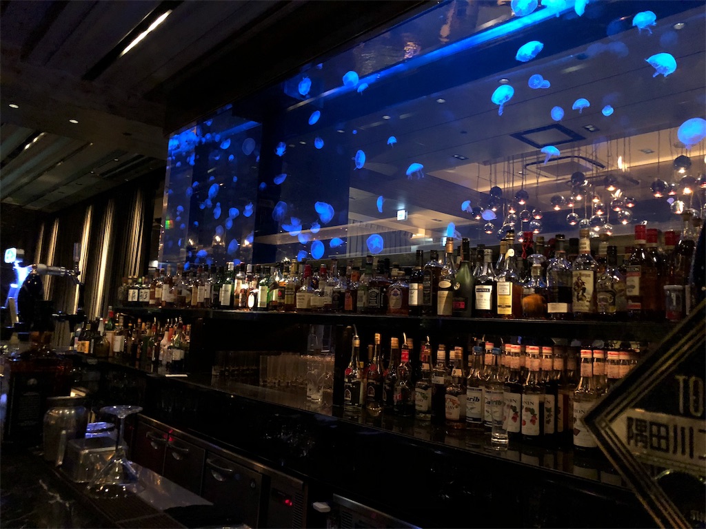 Medusa クラゲが沢山いるお洒落bar 温泉のいいにおい 主婦の子鉄育児もろもろ日記