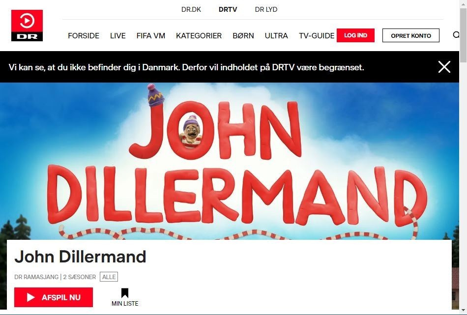John Dillermand公式ページ