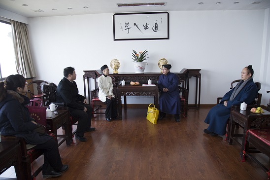 周易について語る林道長と早島妙聴福道長/日本道観の道教交流 周易について語る林道長と早島妙聴福道長/日本道観の道教交流