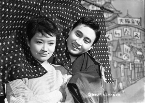 日活映画「東京のお転婆娘」B2ポスター/中原早苗/藤村有弘