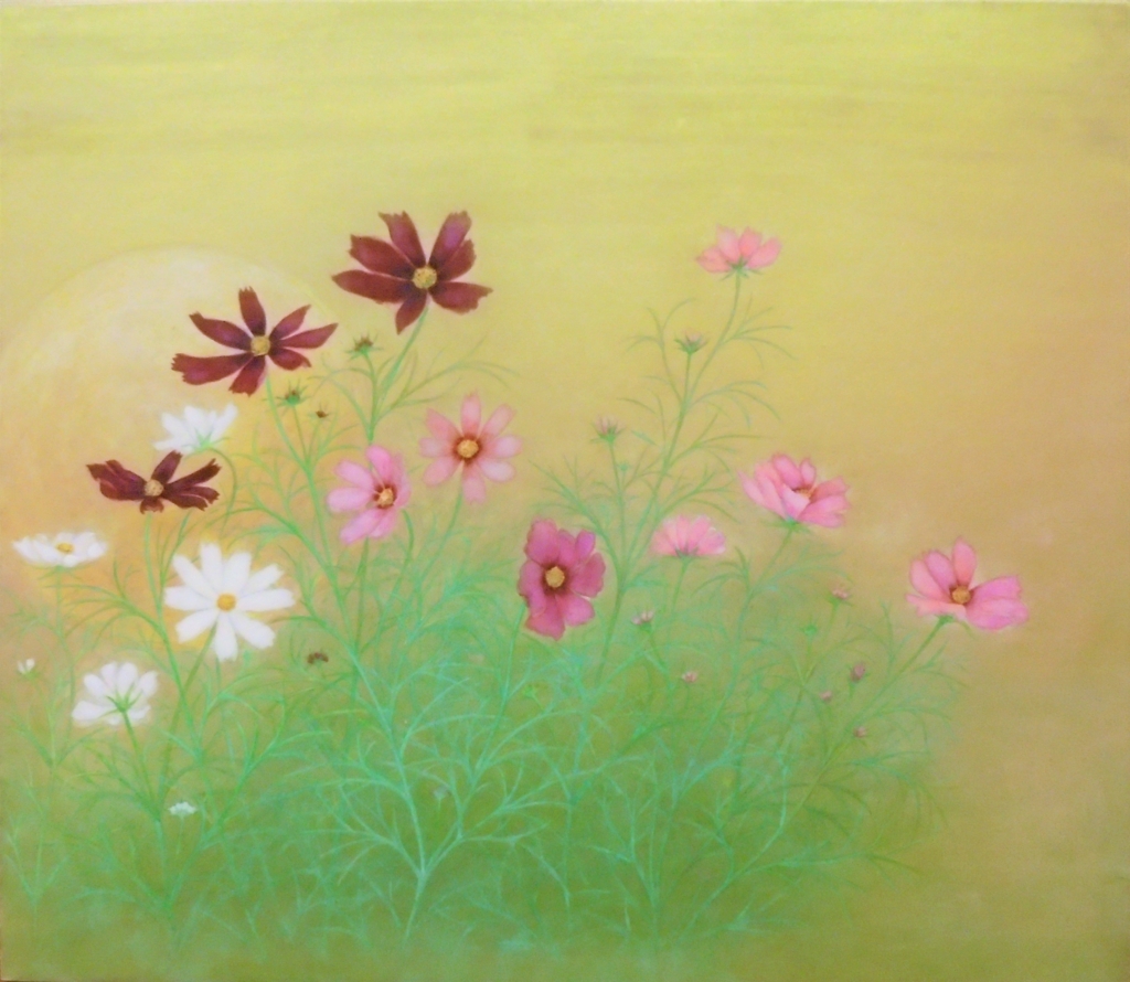 109.「神宮内苑」髙橋一善 油絵 神宮外苑絵画館日本画教室 作品紹介 2017・1 - 神宮外苑絵画館