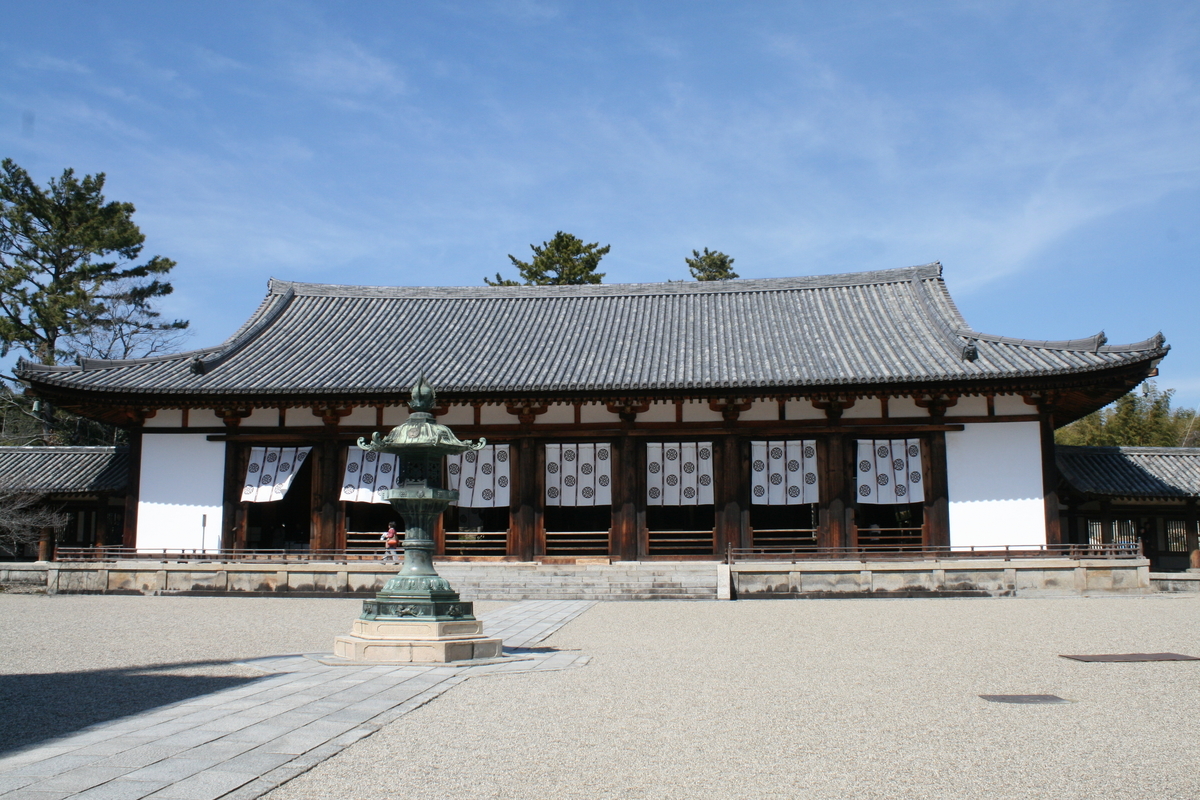 法隆寺 西院伽藍 大講堂（奈良県生駒郡斑鳩町） - 日本史跡研究