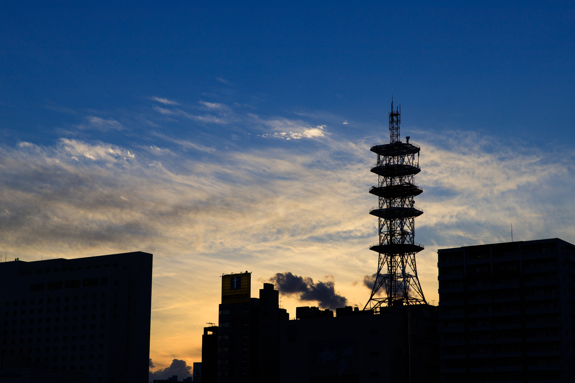 夕焼け　やすらぎ提