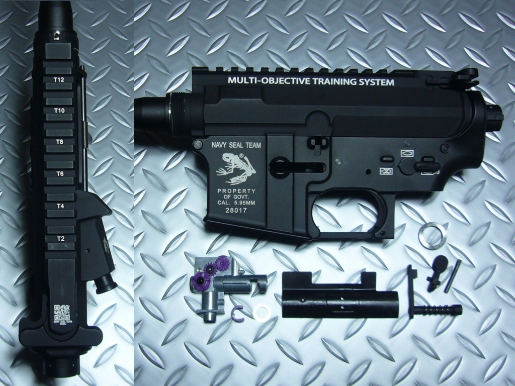 G&P VLI スカルフロッグタイプ メタルフレーム for WA M4 BK