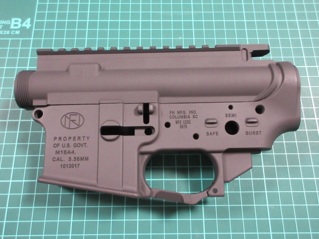 AG Custom ガスブロM4用 メタルフレームの塗装 - Dサポート