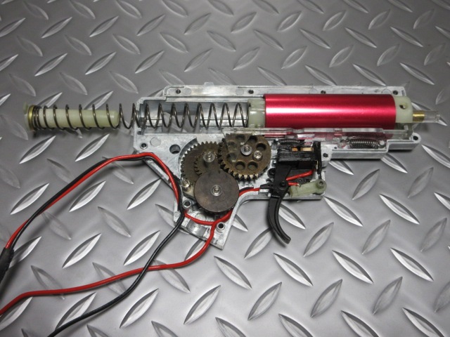 King Arms製 メカBOX/メカボックスフレーム 8mm QDスプリングチェンジ