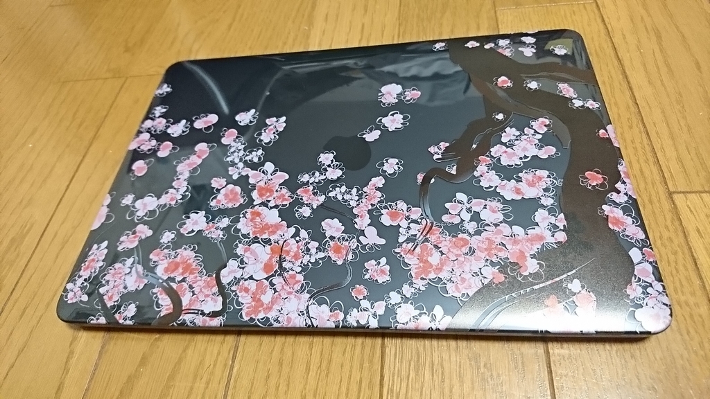 ハードケースをつけたMacBook