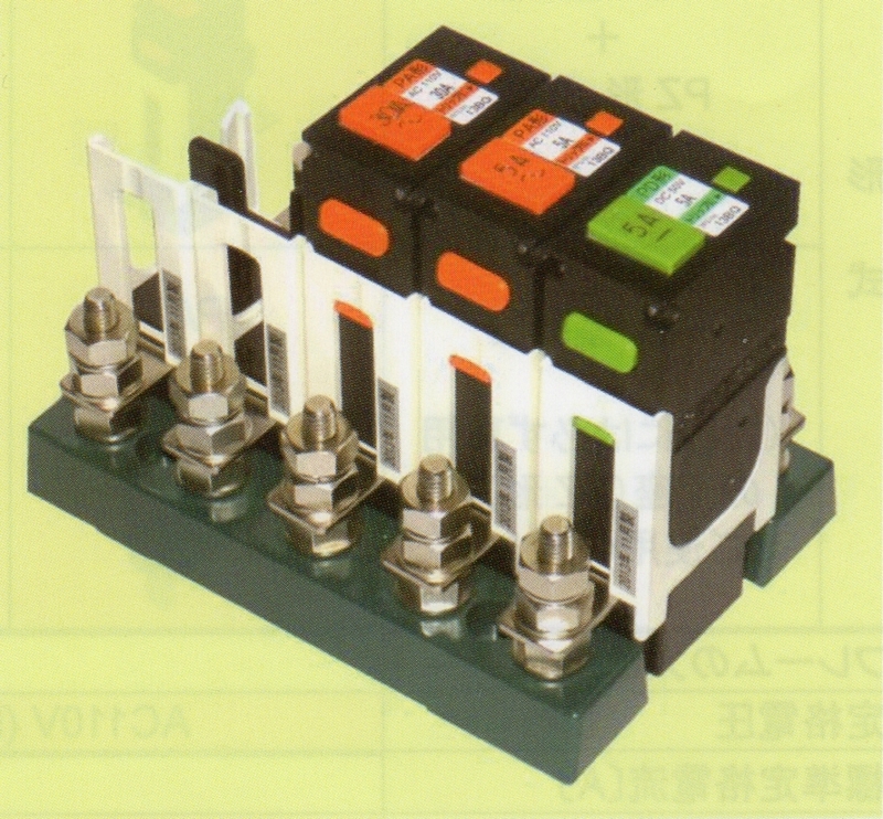 プラグイン鉄道信号配線用遮断器P形(1極1素子) - 株式会社 日幸電機