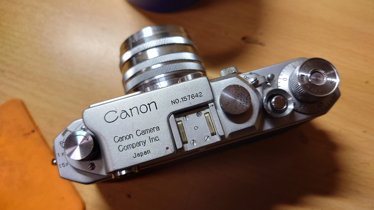 1954年発売 テレビ・オーディオ・カメラ Canon 4sb 改