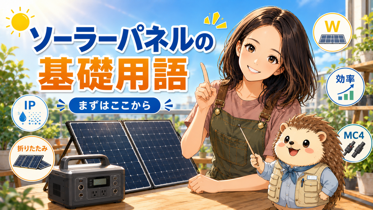 ソーラーパネルの基礎用語