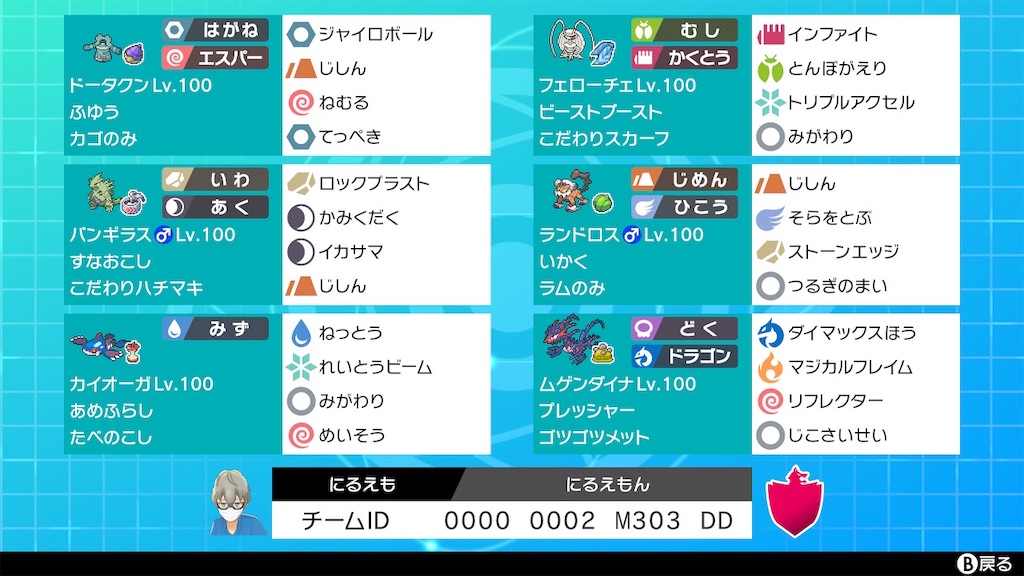 剣盾S29シングル最終170位/209位】欲張り銅鐸ダイナオーガ - に