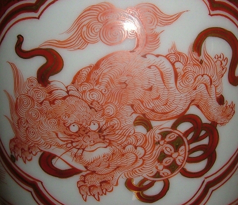 初代中村秋塘作/鹿寿老図酒盃一対/赤絵細密/金襴手/酒器/共箱 初代中村秋塘作/鹿寿老図酒盃一対/赤絵細密/金襴手/酒器/共箱 2026年