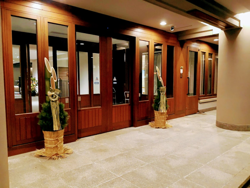 軽井沢マリオットホテルのエントランス