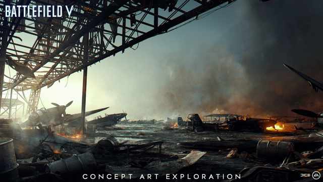 battlefield 絵画 BFV：第二次世界大戦の壮大な世界を描き出す美麗コンセプト