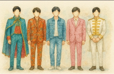 Snow Man 2025–2026 Dome Tour – Live Members’ Stage Costumes