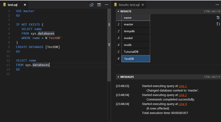 Visual Studio Code Vs Code For Sql Server Development