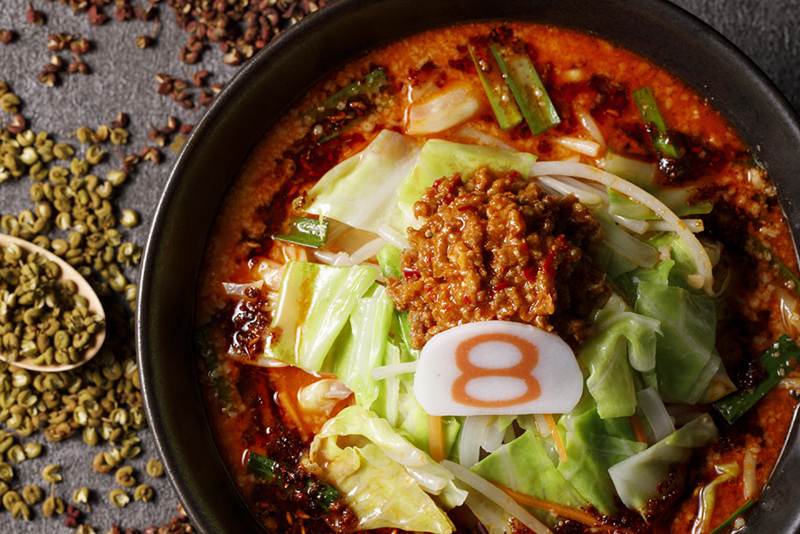8番らーめん」に「野菜麻辣らーめん」が今年も登場！新トッピング「鬼