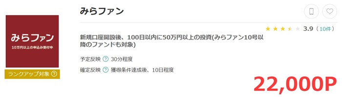 みらファン,ポイントサイト