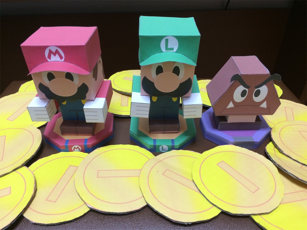 スーパーマリオのペーパークラフトを無料で作ろう｜型紙ダウンロードと作り方 - にせもんのホンモノ