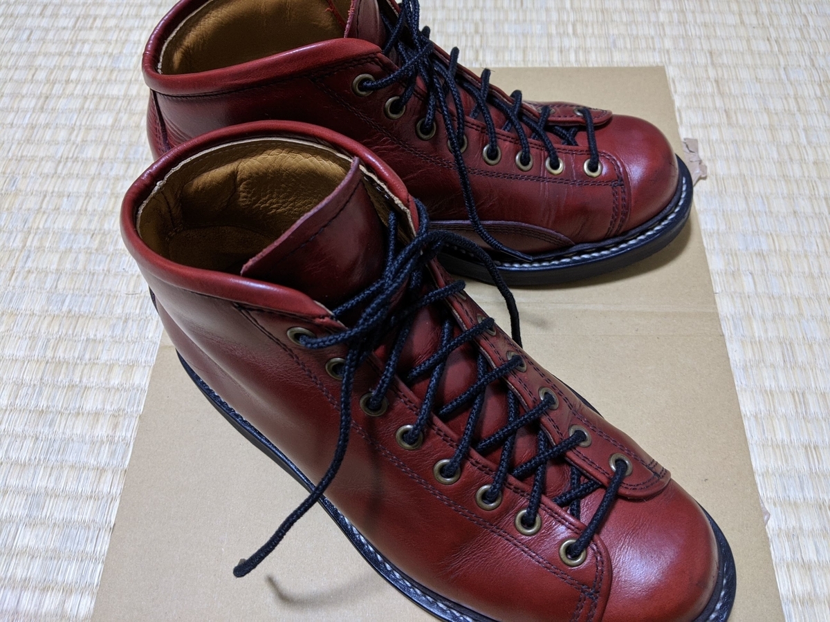 安藤製靴 赤SHUSHU 6ヶ月 - バイクとの生活