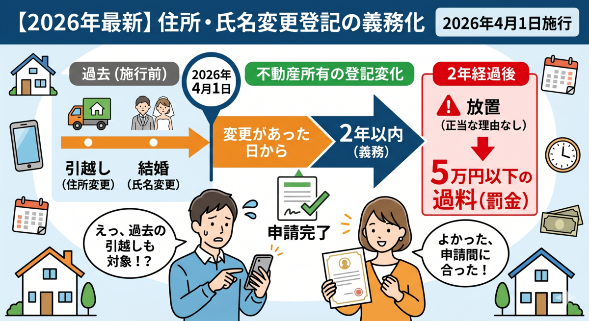 想像登記の義務化（2026年4月）
