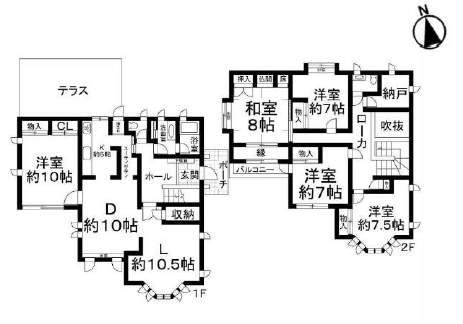 西宮市甲陽園目神山町中古一戸建て 17番 間取り 西宮市甲陽園目神山町中古一戸建て 17番 間取り