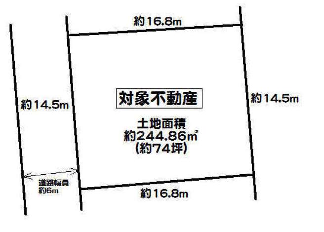 芦屋市潮見町土地 21番 地形図 芦屋市潮見町土地 21番 地形図