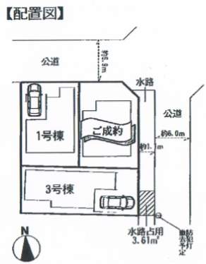 西宮市門戸荘新築一戸建て1号棟 5番 区画図 西宮市門戸荘新築一戸建て1号棟 5番 区画図