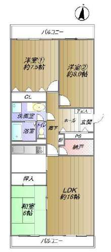 アステム芦屋C棟(20階部分・93.16㎡) 間取り アステム芦屋C棟(20階部分・93.16㎡) 間取り