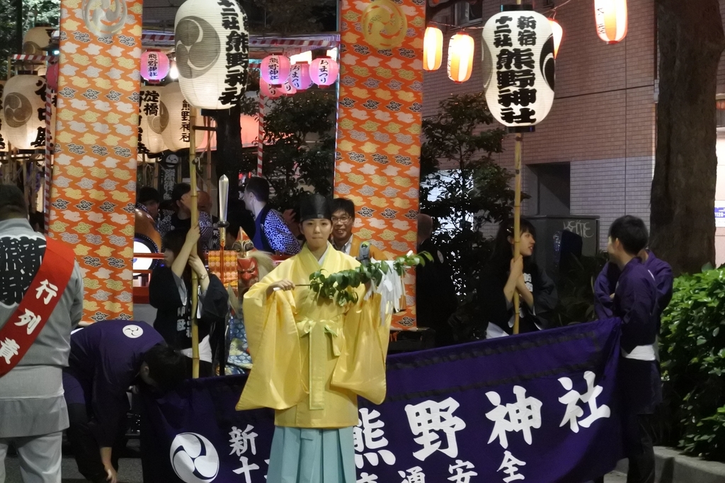 熊野神社例大祭（新宿）2018、十二社通り