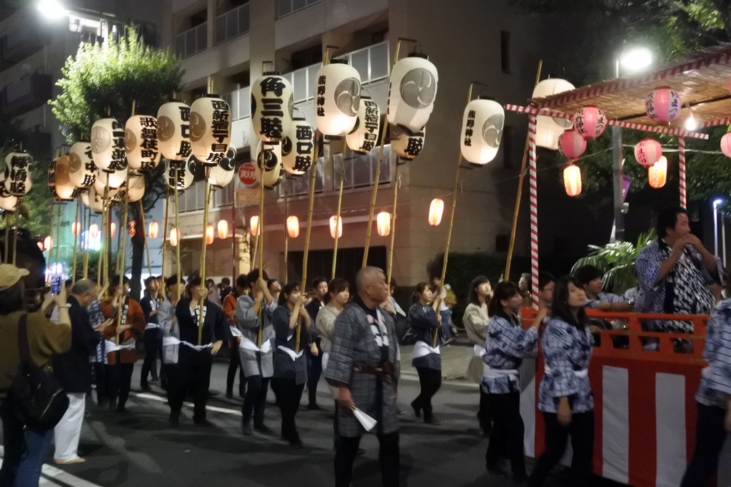 熊野神社例大祭（新宿）2018、十二社通り