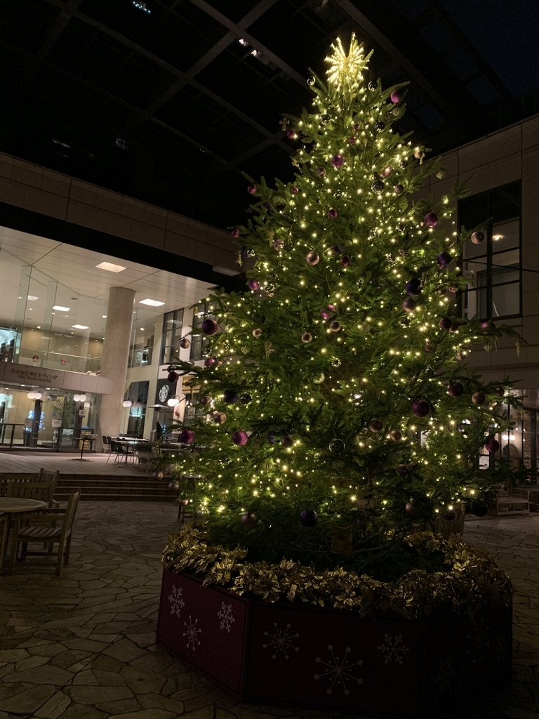 西新宿三井ビルディングの広場のクリスマスツリー