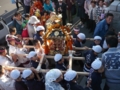 子供神輿（神社到着）