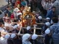 子供神輿（神社到着）