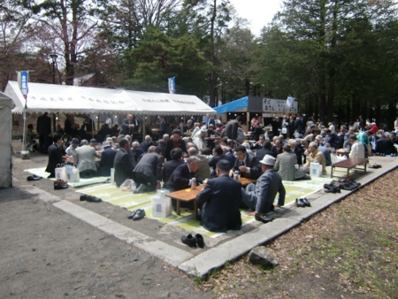 お花見（北海道神宮境内）